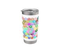 Bangla Alphabets Lettres Apprentissage Bengali Alphabets Lettres Gobelet isotherme en acier inoxydable double paroi
