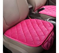 bangminda Coussin de Siège de Voiture Housse de Siège Housse en Velours pour Arrière Chaise Siège Avant Véhicule Housse Protection Tapis Protection pour Animaux Compagnie (2 Siège Avant, Rose)