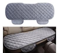 bangminda Coussin de Siège de Voiture Housse de Siège Housse en Velours pour Arrière Chaise Siège Avant Véhicule Housse Protection Tapis Protection pour Animaux Compagnie (1 Siège Arrière, Gris)