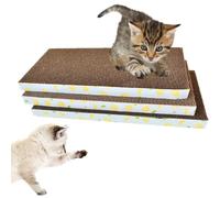 bangminda Griffoir Chats Résistant à l'usure 3PCS Grattoir pour Chats Tapis Griffoir de Grattage Jouer et Dormir, Protection Canapé Meuble Mur 43.5 x 21 x 2.5 cm
