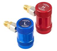 bangminda Raccord Rapide R1234YF Coupleurs Rapides R1234yf Remplacez l'adaptateur pour Manomètre de Collecteur de Réfrigérants AC Adaptateur de Connexion de Climatisation