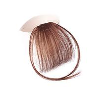 Bangs clip-in Extensions de cheveux 100 humains Frange clip-on naturelle Air latéraux avec joli filet plats naturels faits à la main et soignés tempes pour parure féminine
