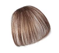 Bangs clip-in Extensions de cheveux 100 humains Frange naturelle clip-on Air latéraux avec joli filet plats naturels faits main et soignés tempes pour parure femme
