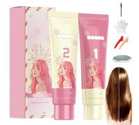 Bangs Correction Protein Flexibilizer Set, Crème De Défrisage Correcteur De Protéines, Crème De Défrisage Bouclé Pour Tous Les Types De Cheveux (1Set)