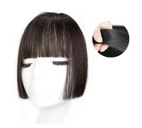 Bangs Hair Extension de cheveux à clipser avec frange de princesse de 10 pouces de long, frange synthétique coupée de princesse, frange soignée avec branches, frange à clipser, pièce de cheveux for un