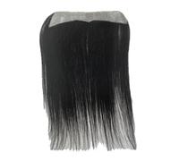 Bangs Hair Frange noire naturelle Frange Front Brésilien Humain Ligne de Cheveux Naturelle Postiches Frange Dégradée Cheveux Raides Remy(15cm-16x2cm)