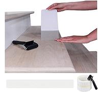 BangShou 15 Pièces 15 x 60cm Marche pour Escalier Antidérapant Transparent, Bande Anti-dérapant pour Escalier, Autocollant Adhésifs de Protection pour Tapis d’escalier Intérieur