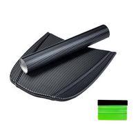 BangShou 3D Autocollant Fibre de Carbone de Vinyle avec Grattoir, 30X150 cm Film Autocollant de Voiture Adhésif, DIY Décoration Film pour Intérieurs,Motos Et Meubles