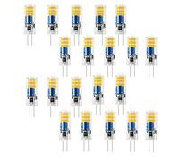 BANGSHUO Ampoule G4 LED 2W,AC 220v Ampoules LED, 200LM Blanc Chaud 3000K, Sans Scintillement Non variable, Ampoule Economie d'énergie pour l'éclairage de la Maison- 20 Unité