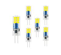 BANGSHUO Ampoule G4 LED 2W,AC 220v Ampoules LED, 200LM Blanc Froid 6000K, Sans Scintillement Non variable, Ampoule Economie d'énergie pour l'éclairage de la Maison- 6 Unité