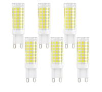 BANGSHUO Lot de 6 Ampoule LED G9 9W Économie d'énergie Équivalent 90W Lampe Halogène G9 LED 360° Angle de faisceau AC220-240V 900LM Blanc Forid 6000K pour Chambre Salon Cuisin