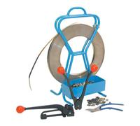 Banholzer & Wenz STIER Set de cerclage portable en bande d'acier, 16 mm Quantité:1