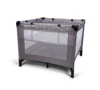 Baninni 2-en-1 Lit Parapluie avec Réhausseur Neva Gris Étoiles