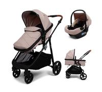 Baninni 3-en-1 Poussette Multi Stands avec Siège d’Auto Nelia Beige