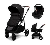 Baninni 3-en-1 Poussette Multi Stands avec Siège d’Auto Nelia Noir