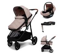 Baninni 4-en-1 Poussette Multi Stands avec Siège d’Auto et Base Nelia Beige