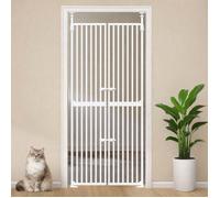 Baninni Barrière à Sécurité Tina Blanc 77-97 cm - Extra Haute 190-230 cm & Réglable