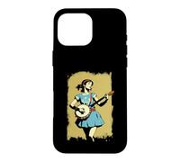 Banjo Girl Beautiful Hippie Woman Bluegrass Festival Coque pour iPhone 16 Pro Max