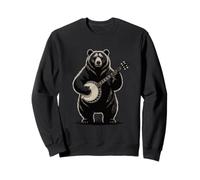 Banjo Jouant de la Musique Country Ours Bluegrass Sweatshirt