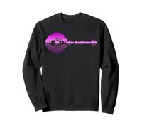 Banjo Lake Shadow Love Reflection Silhouette Folk Bluegrass Sweatshirt