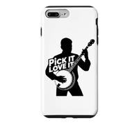 Banjo Pick Love Country Musique Folk Bluegrass Banjo Player Coque pour iPhone 7 Plus/8 Plus