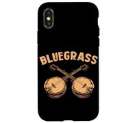 Banjo Retro Country Bluegrass Coque pour iPhone X/XS