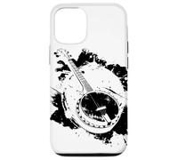 Banjo Sketch Artiste Bluegrass Coque pour iPhone 12/12 Pro