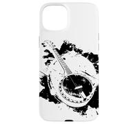 Banjo Sketch Artiste Bluegrass Coque pour iPhone 15 Plus