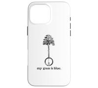 Banjo Tree My Grass is Blue Vintage Bluegrass Design Coque pour iPhone 16 Pro Max