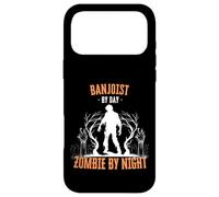 Banjoist by Day Zombie by Night Funny Halloween Music Banjo Coque pour iPhone 17 Pro Max