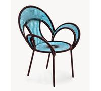 Banjooli Sessel M' Afrique Collection Moroso-Türkis / Braun - 001 TUERKIS BRAUN