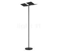 Bankamp Book Plus Lampadaire LED 2 foyers noir Ce luminaire comporte des modules à LED prémontés de classes énergétiques A A++, A+, A