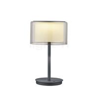 Bankamp Grand Lampe de table LED anthracite mat/verre fumé Ce luminaire comporte des modules à LED prémontés de classes énergétiques A A++, A+, A