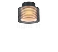 Bankamp Grand Plafonnier LED anthracite mat/verre Groove - ø20 cm , Vente d'entrepôt, neuf, emballage d'origine Ce luminaire comporte des modules à LED prémontés de classes énergétiques A A++, A+, A