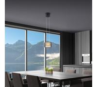 BANKAMP GRAND GROOVE Suspension LED, 1 source lumineuse, avec fonctionnalité Dim-To-Warm, 2243/1-06,