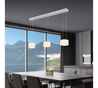 BANKAMP GRAND OPAL Suspension LED, 3 sources lumineuses, avec fonctionnalité Dim-To-Warm, 2283/3-36,
