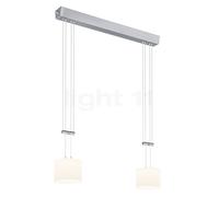 Bankamp Grazia Suspension LED 2 foyers nickel mat Ce luminaire comporte des modules à LED prémontés de classes énergétiques A A++, A+, A