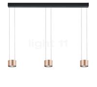 Bankamp Impulse Suspension LED 3 foyers or rose Ce luminaire comporte des modules à LED prémontés de classes énergétiques A A++, A+, A