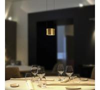 Bankamp Impulse Suspension LED, aspect feuille d'or Ce luminaire comporte des modules à LED prémontés de classes énergétiques A A++, A+, A