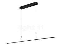 Bankamp Slim Suspension LED noir - 128 cm Ce luminaire comporte des modules à LED prémontés de classes énergétiques A A++, A+, A