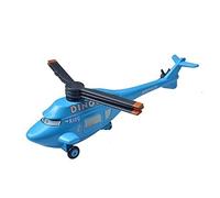 Bankeep Cars 3 Chick Hicks Police McQueen Mater Fabuleux Hudson 1: 55 Diecast Métal Alliage Modèle Voiture de Voiture pour garçons (Couleur : Dinoco Helicopter)