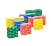 BANKERS BOX at Play Blocs de Construction en Carton, 40 pièces, Blocs en Carton Grands et Moyens pour Enfants