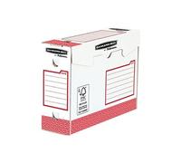 Bankers Box Basic Boîte d'archive Heavy Duty, rouge
