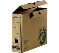 BANKERS BOX Earth Series Boîte D'Archives Format A4 Dos De 80 cm Montage Manuel Carton Recyclé Naturel Lot De 20-4470101