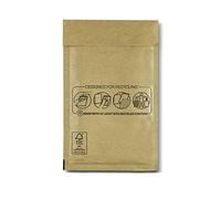 Bankers Box Enveloppes matelassées avec protection à bulles d'air pour objets fragiles, écologiques, fermeture sécurisée, 12 x 21 cm (paquet de 10)