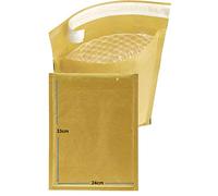 Bankers Box Enveloppes matelassées avec protection à bulles d'air pour objets fragiles, écologiques, fermeture sécurisée, 24 x 33 cm (paquet de 50)