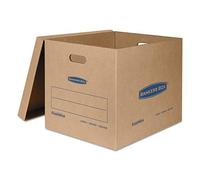 Bankers Box SmoothMove Classic Moving Boxes, Large, 21 x 17 x 17 Inches, Pack of 5 (7718201) by Bankers Box