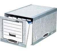 Bankers Box Système d'archivage à tiroirs 01820EU gris/blanc