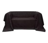 Bankhoes microsuede bruin 140 x 210 cm130892 Brun G