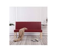 Banc Rouge Bordeaux Similicuir Siège Banquette de Salon Banc de Canapé vidaXL